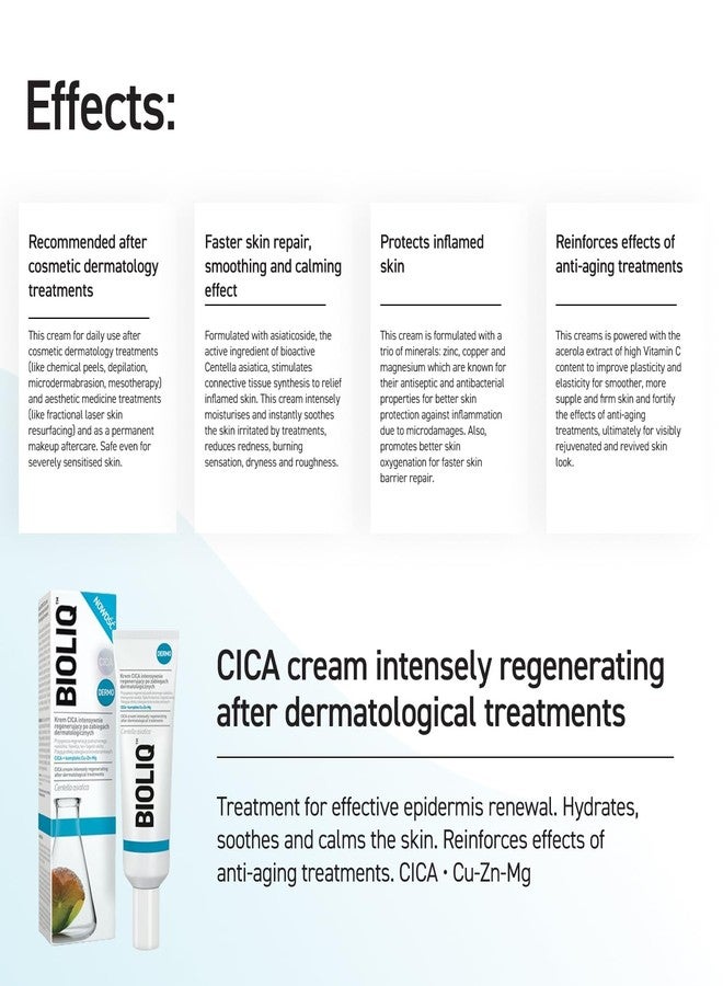 بايولك بيوليك - كريم ديرمو سيكا - تجديد مكثف بعد الإجراءات الجلدية، مهدئ ومرطب مع السيكا ومركب النحاس والزنك والمغنيسيوم - 30 مل - Image 4